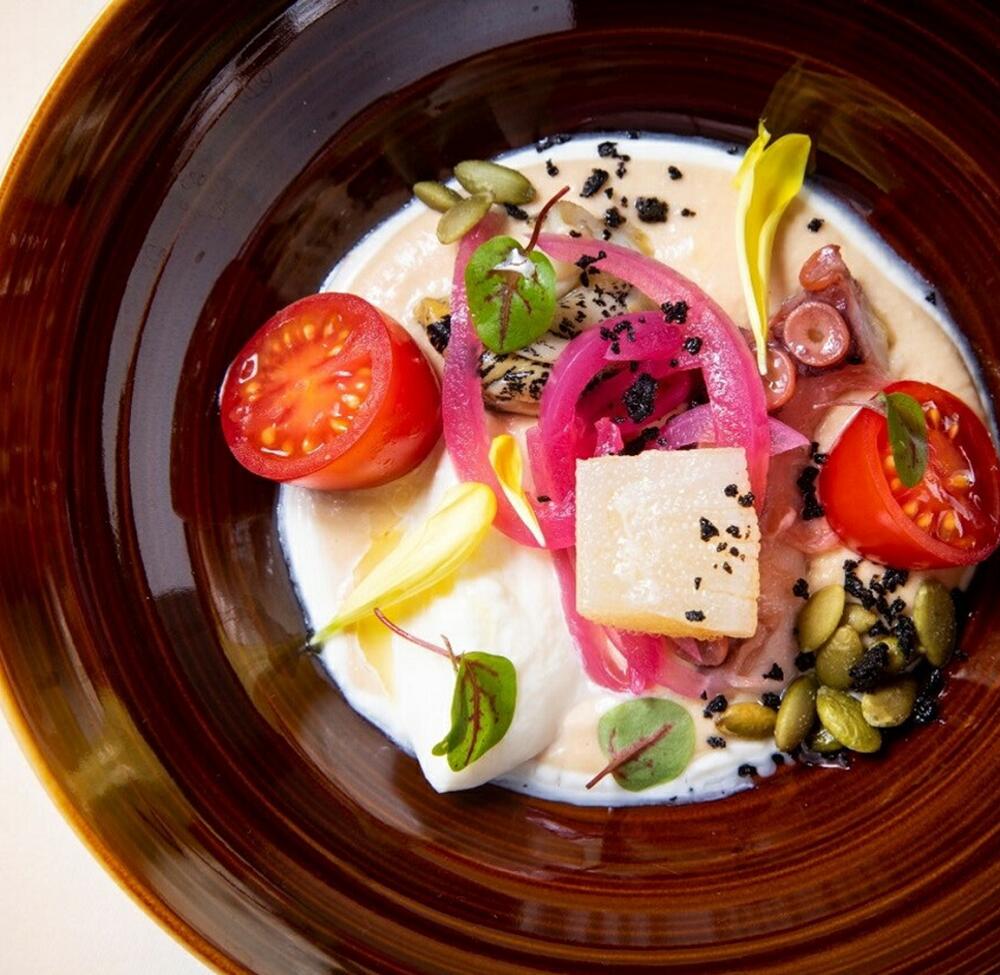 【ふるさと納税】【東京丸の内】Sens & Saveurs (サンス・エ・サヴール) "北海道白糠食材SPECIAL"ランチorディナーコース 2～4名様 サムネイル3