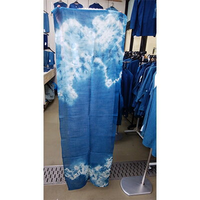 【ふるさと納税】あおもり藍工房のストール(雲柄)_A508【1073757】 サムネイル2