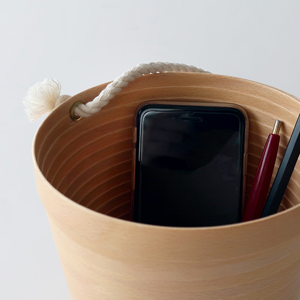 【ふるさと納税】 BUNACO バケツバッグ（ナチュラル）1個 サムネイル3