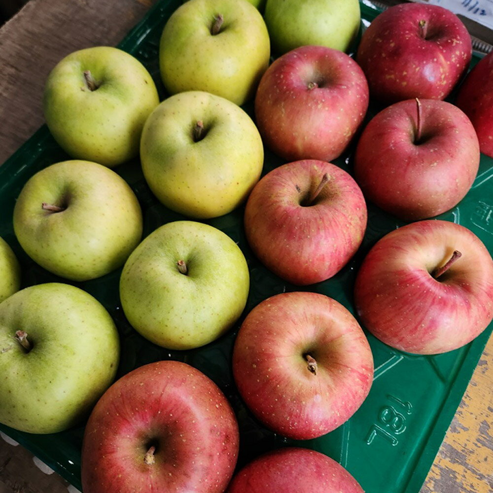 【ふるさと納税】【25年11月〜発送】りんご【家庭用】葉とらずサンふじ ＆ 王林 詰め合わせ 約5kg 訳あり ちとせ村 サムネイル2