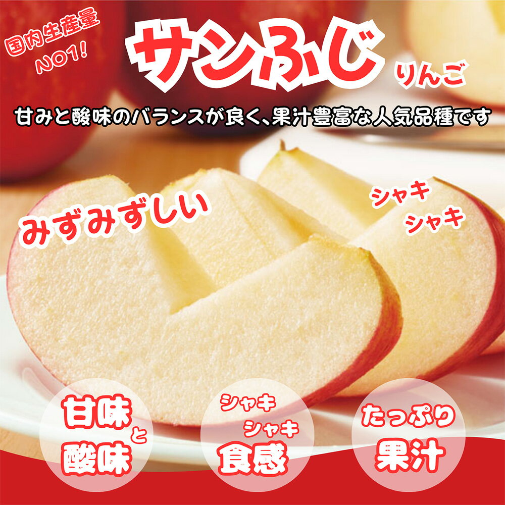 【ふるさと納税】りんご【訳あり ご家庭用】サンふじ【選べるキロ数：3kg 5kg 10kg】青森県産 青森 果物 フルーツ 林檎 リンゴ くだもの 弘前市 サムネイル2