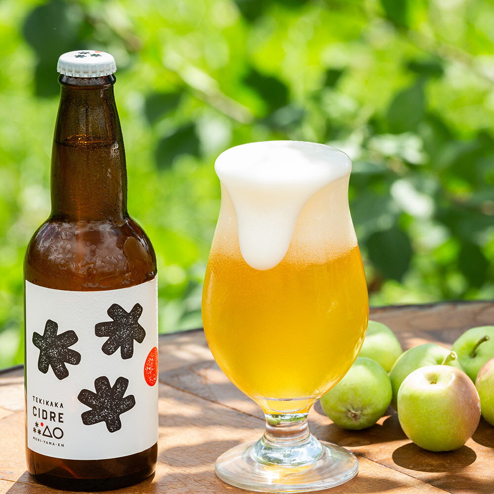 【ふるさと納税】未来を育てるりんごのお酒 テキカカシードル（シードル×3 、ライチ×1、こうとく×1、ラガー×1） 各330ml 計6本 お酒 青森 弘前 林檎 リンゴ サムネイル3