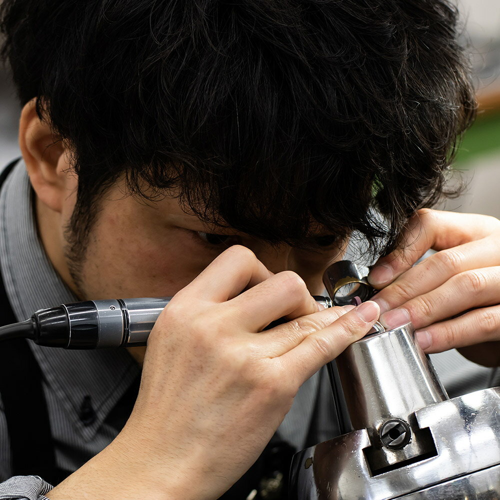 【ふるさと納税】 ダイヤモンド ネックレス ピンクゴールド 0.1カラット ダイヤ ミル枠 K18 サムネイル3