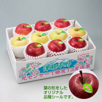 糖度13度選果 シナノスイート&名月&サンふじ りんご3種 約2.5kg/約4.3kg【配送不可地域：離島・沖縄県】【G1508221】