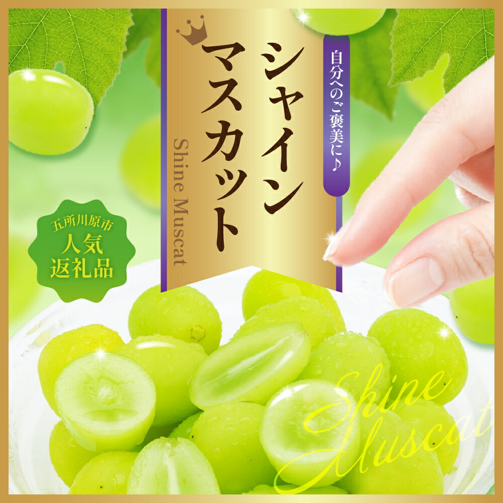 【ふるさと納税】《 先行予約 》★5.0 レビュー高評価★ 青森産 シャインマスカット カップ入 約1.2kg (200g×6カップ) 家庭用 《2025年12月上旬発送》 年内配送 | ぶどう 葡萄 小分け 冬 旬 送料無料 フルーツ 果物 くだもの 青森県 五所川原市 サムネイル2