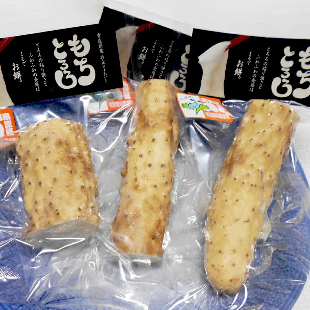 【ふるさと納税】ながいも「もちとろろ」真空パック 15袋 (約3kg)｜青森産 長芋 長いも なが芋 野菜 とろろご飯 小分け [0966] - 画像3
