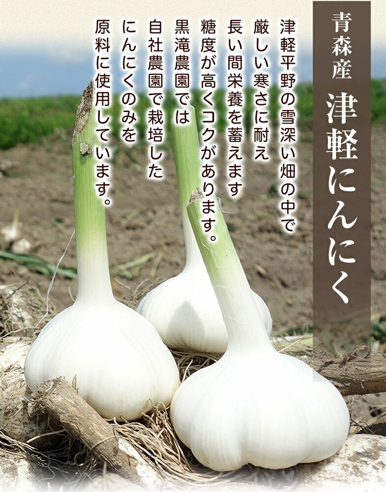 【ふるさと納税】つがる市産にんにくで作った万能調味料 3点セット｜青森 津軽 つがる ニンニク 料理 免疫 黒滝農園 にんにく ニンニク 国産 青森産 [0330] サムネイル2