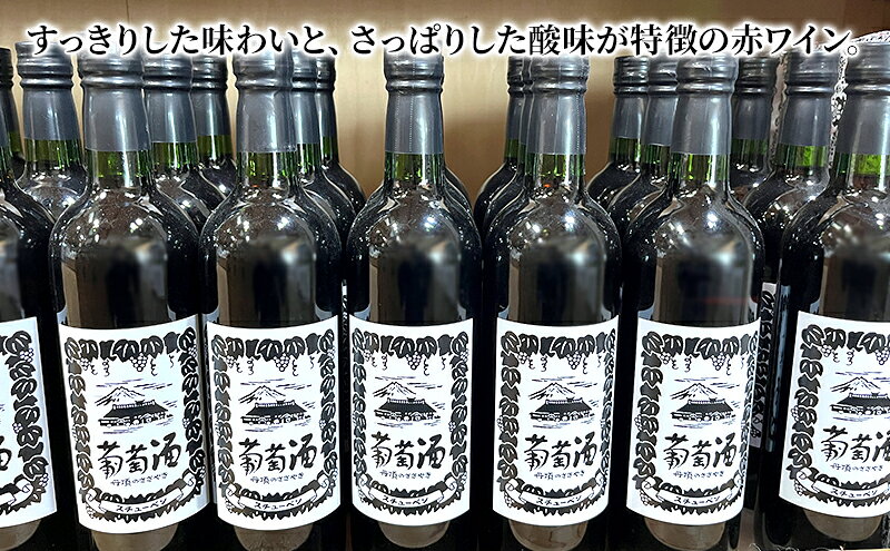 【ふるさと納税】スチューベンワイン 赤・白 720ml 各1本セット 赤ワイン お酒 白ワイン 果実酒 飲み比べ 赤白セット ワインセット ワイン飲み比べ サムネイル3