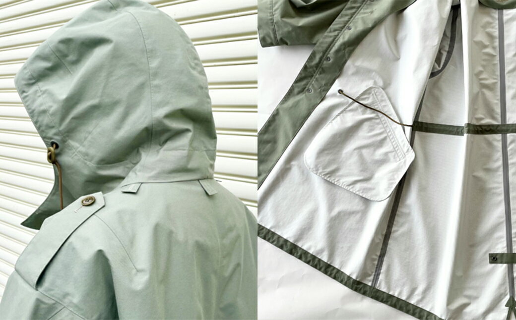 【ふるさと納税】高耐候モッズコート 【送料無料 青森県 七戸町 羽織 アパレル 服 洋服 上着 羽織 コート モッズコート 秋 冬 春 ユニセックス 男性 女性 シンプル 普段着】　【02402-0420】 サムネイル3