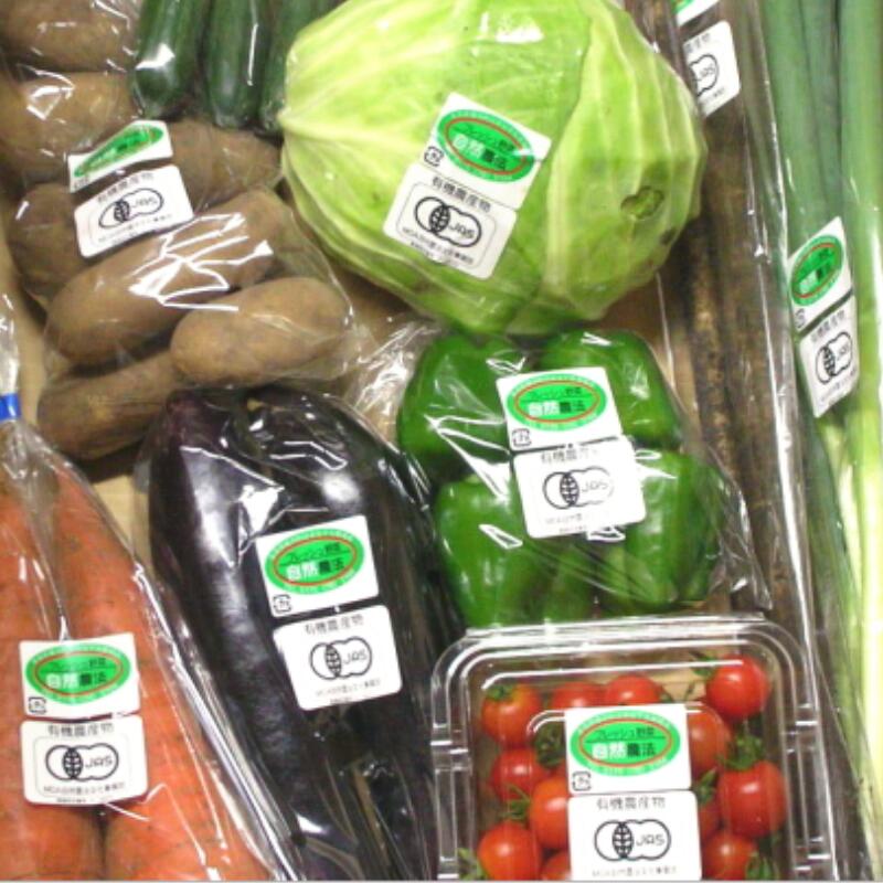 農家直送　有機JAS季節の野菜4～6品目詰め合わせセット