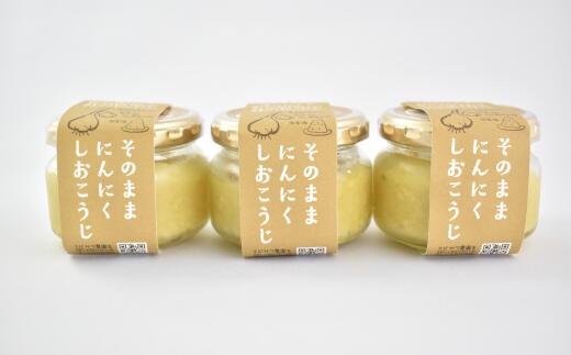 【ふるさと納税】そのままにんにくしおこうじ3個セット【02408-0082】 - 画像2