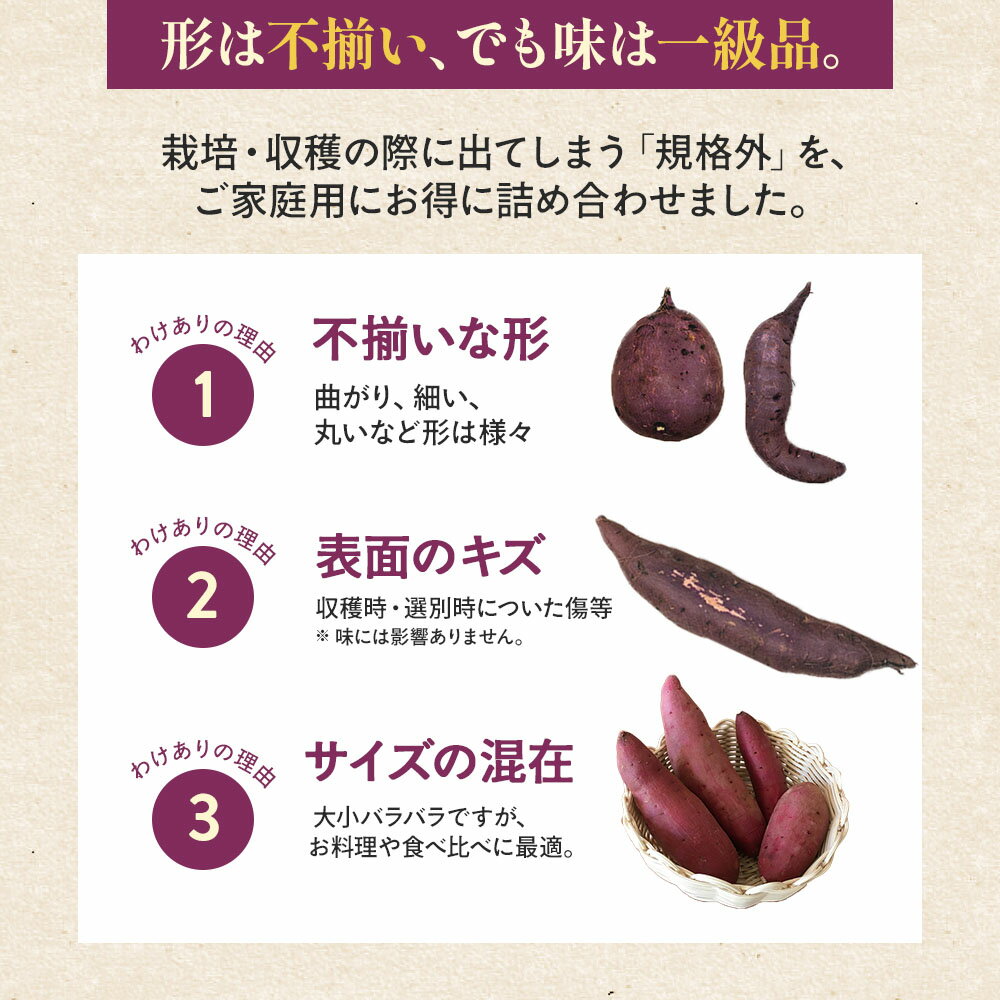 【ふるさと納税】【訳あり】雪解け甘藷 選べる品種「紅はるか」「シルクスイート」 甘い 甘さ凝縮 訳あり品 さつまいもスイーツ さつまいも 寒冷地 蜜 濃厚 ねっとり なめらか 青森県 三戸町 CE-25-P02 - 画像3