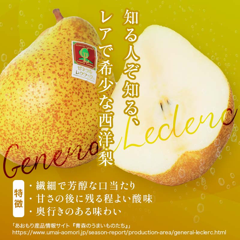 【ふるさと納税】 ゼネラルレクラーク(洋梨)・サンふじ(りんご)　南部のフルーツ詰め合わせ 約5kg【泉山果樹園】 ゼネラル レクラーク 洋ナシ 梨 なし リンゴ 林檎 アップル あおもり 青森 青森県 南部町 三戸 南部 果物 くだもの フルーツ 年内発送 3kg 以上 F21U-064 サムネイル2