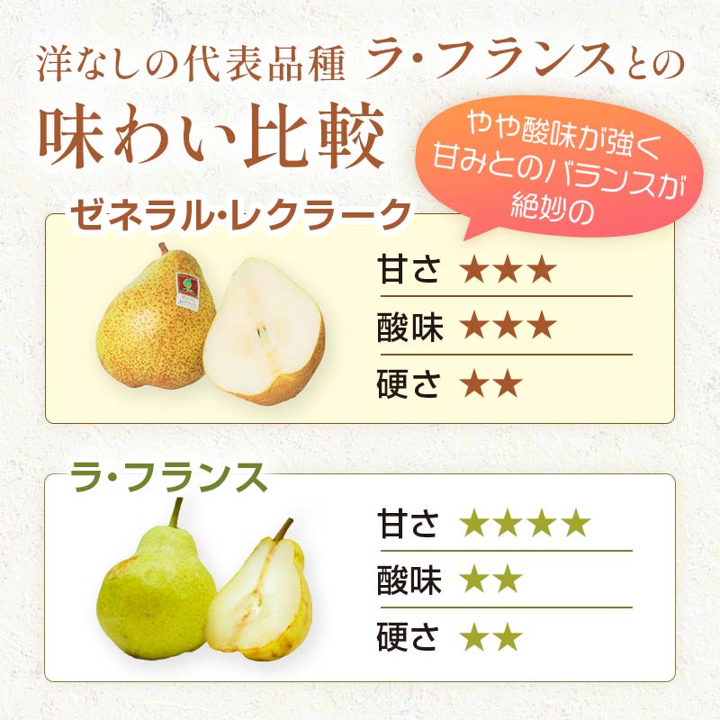 【ふるさと納税】 ゼネラルレクラーク(洋梨)・サンふじ(りんご)　南部のフルーツ詰め合わせ 約5kg【泉山果樹園】 ゼネラル レクラーク 洋ナシ 梨 なし リンゴ 林檎 アップル あおもり 青森 青森県 南部町 三戸 南部 果物 くだもの フルーツ 年内発送 3kg 以上 F21U-064 サムネイル3