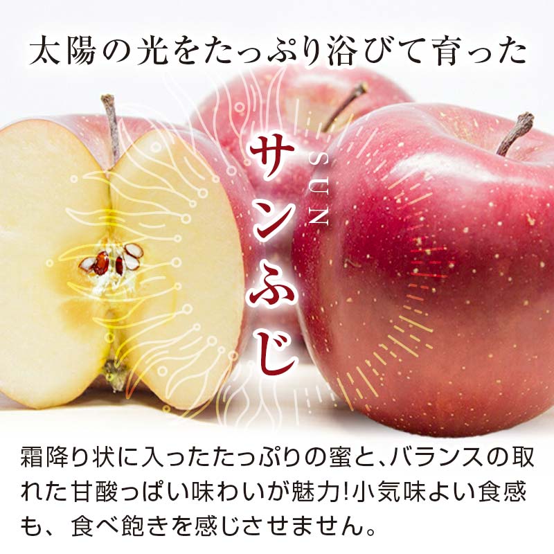 【ふるさと納税】 青森りんご ぐんま名月・サンふじ　月と太陽のりんご詰め合わせ 約5kg 【泉山果樹園】 サン ムーン りんご リンゴ 林檎 アップル あおもり 青森 青森県 南部町 三戸 南部 果物 くだもの フルーツ 3kg 以上 F21U-065 サムネイル3