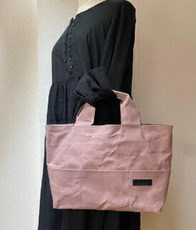 【ふるさと納税】チャーボウズバッグ【ピンク・オリーブ・ターコイズ】（Charbouz bag） ファッション カバン ファッション小物 パラフィン加工帆布 帆布 シンプル 二枚仕立て トートバッグ サムネイル3