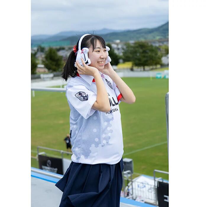 【ふるさと納税】いわてグルージャ盛岡 キヅールイヤーマフラー ファッション小物 サッカー J3 Jリーグ 応援グッズ 耳当て 冬 冬小物 サッカー観戦 サッカー観戦グッズ 寒さ対策 サムネイル3