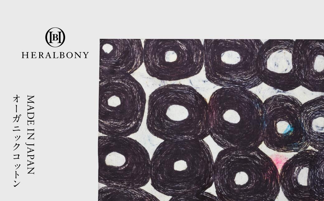 【ふるさと納税】ハンカチーフ Sanae Sasaki「（無題）（丸）」 ハンカチ ファッション コットン 大判 日本製　お届け：入金確認後、準備でき次第発送します。 サムネイル2