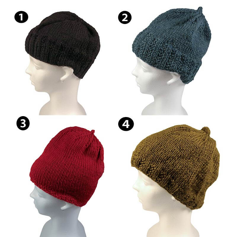 【ふるさと納税】 手作り 選べる自分だけの帽子 【必ず備考欄に希望する1〜20の商品番号をご記入ください】 ぼうし 帽子 手作り 手づくり 季節 手芸 手編み 選べる 不揃い ニット ニット帽 プレゼント 贈答品 ギフト 毛糸 母の日 大船渡市 サムネイル2