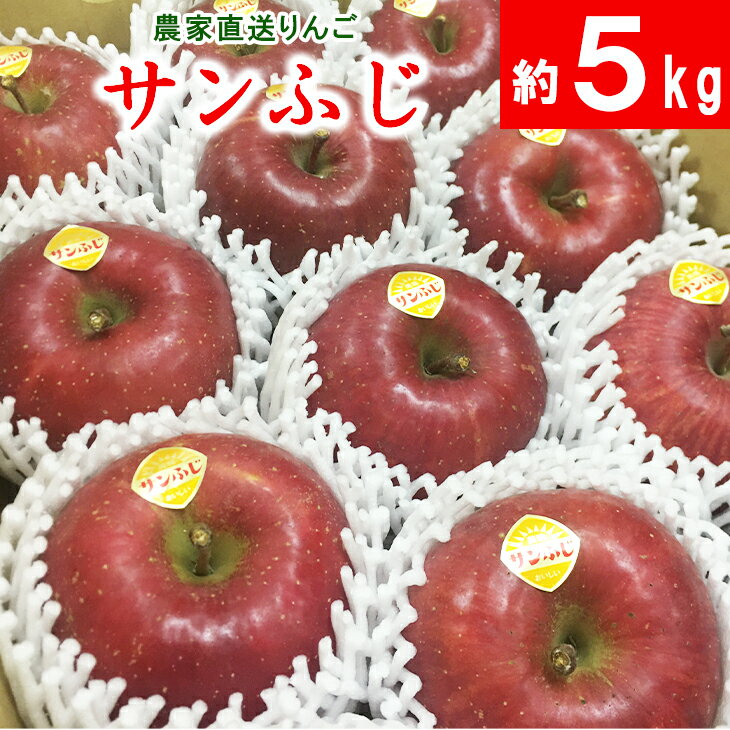 【贈答用】果汁たっぷり蜜入り サンふじ 5kg いわて花巻