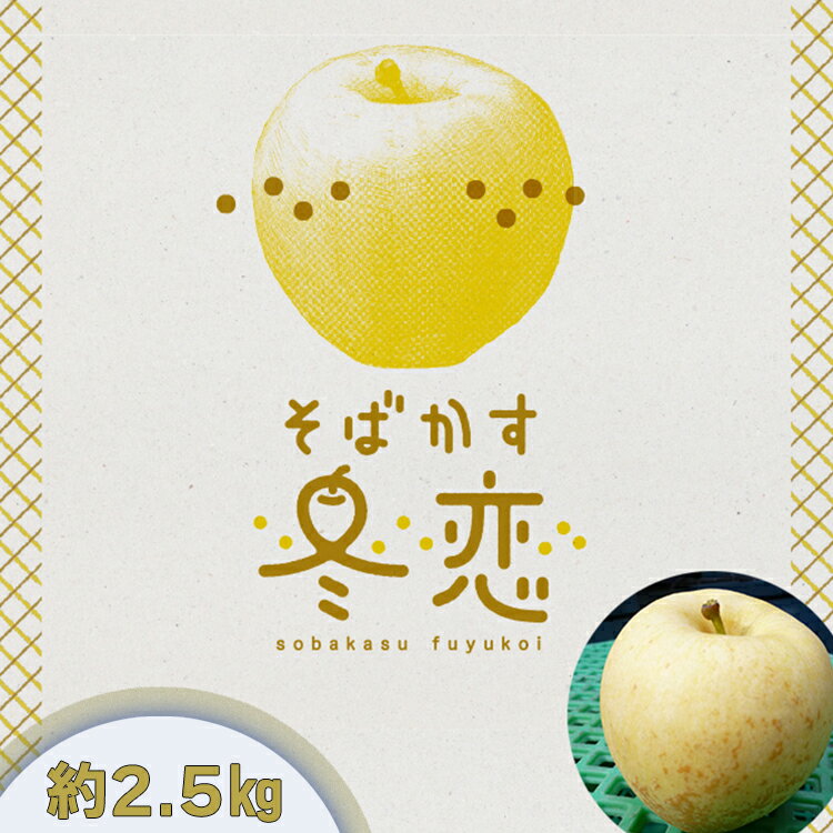 《12月上旬より発送》そばかすりんご 冬恋はるか 自家用 （サビあり） 約2.5kg ふるさと納税 りんご そばかす 冬恋 はるか リンゴ