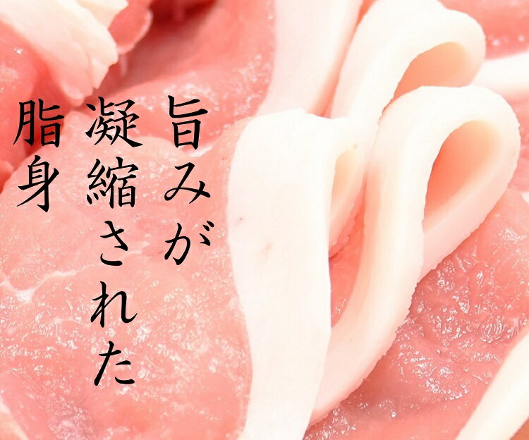 【ふるさと納税】白金豚の2人de しゃぶしゃぶ 600g (ロース300g・モモ300g) 食べ比べ 箱 豚肉 小分け ブランド肉 冷蔵配送 サムネイル2