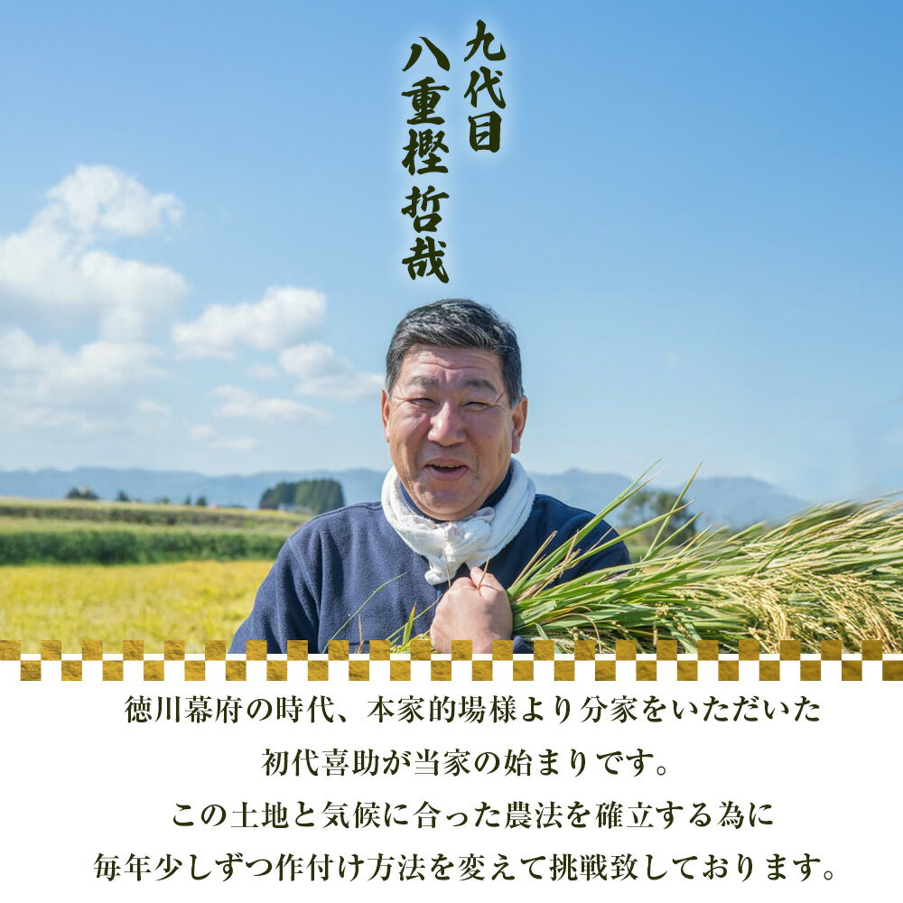 【ふるさと納税】【予約受付！令和8年産】 銀河のしずく 5kg 九代目 八重樫哲哉作 精米 白米 玄米 玄米 R8年 令和8年 やえがしてつや 農家直送 直送 岩手県 北上市 E0235 - 画像3