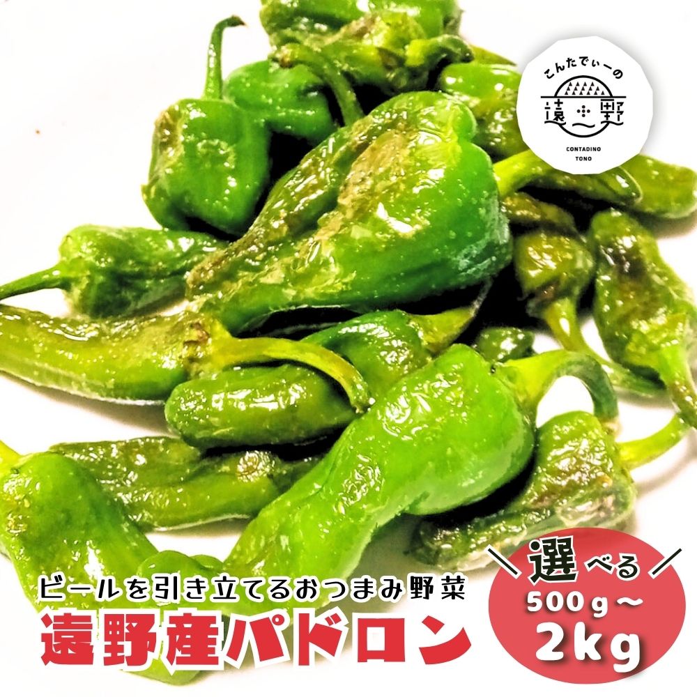 遠野産 パドロン / こんたでぃーの遠野【先行予約：2026年7月より発送予定】 東北 岩手県 遠野市 農家 産地 直送 おつまみ 数量限定 野菜 旬 とれたて ふるさと ビール に合う ベジタブル 仕送り キャンプ BBQ 飲み会 素揚げ ししとう お取り寄せ 送料無料