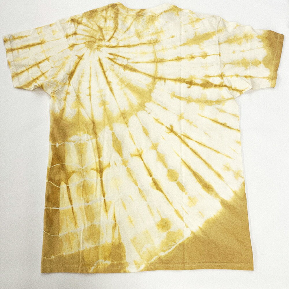 【ふるさと納税】漆染めTシャツ タイダイ Sサイズ 身丈65cm×身幅45cm×袖丈19cm 1枚 漆 Tシャツ 漆染め 手染め 染物 綿100％ レディース ファッション おしゃれ 国産 岩手県 二戸市 送料無料 サムネイル2