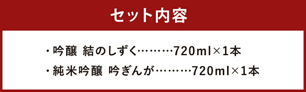【ふるさと納税】【南部美人】吟醸 結のしずく＆純米吟醸 吟ぎんが（720ml×2本・計1440ml）ギフト箱入 飲み比べ ギフト箱入り お酒 アルコール 日本酒 ギフト 贈り物 送料無料 サムネイル3