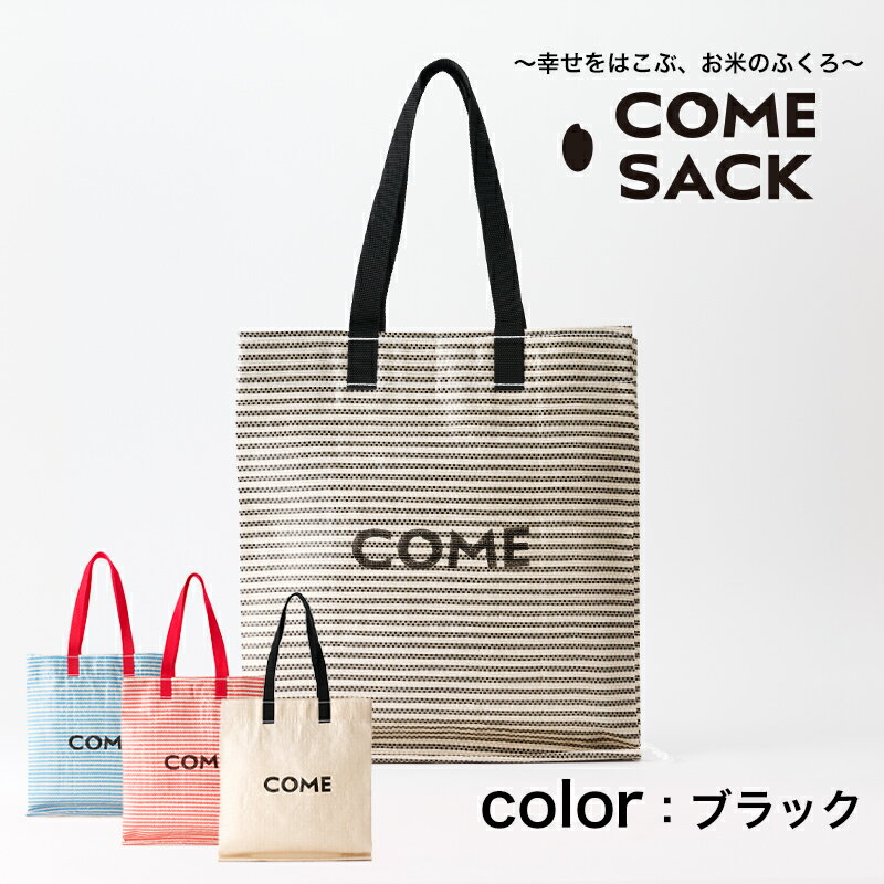 【ふるさと納税】幸せをはこぶお米のふくろ　カムサックミニマルシェRR　ライスレジン　黒 サムネイル2