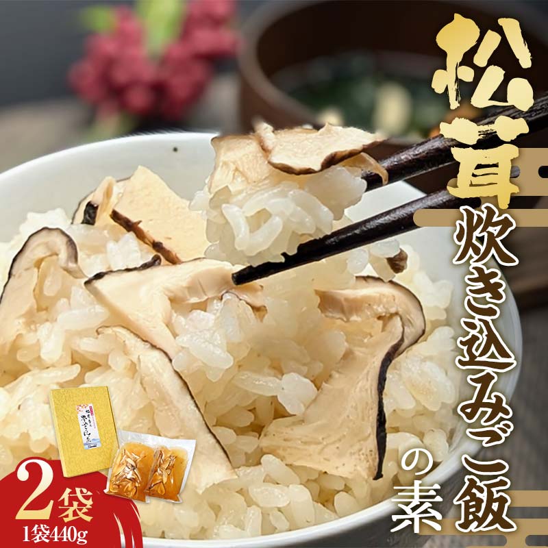 木村商店の松茸炊き込みご飯の素 2袋セット 三陸山田 山田町 三陸山田産 おふくろの味 無添加 秘伝の味 こだわりの出汁 YD-817