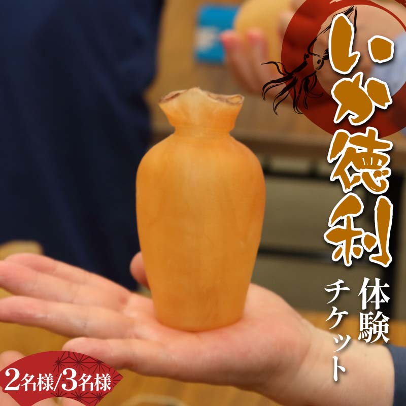 木村商店 いか徳利 体験 チケット 2・3 名様 岩手県 三陸 三陸山田 山田町 イカ 烏賊 お酒 肴 観光 郷土 YD-873var