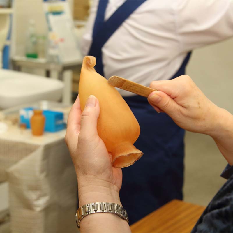 【ふるさと納税】木村商店 いか徳利 体験 チケット 2・3 名様 岩手県 三陸 三陸山田 山田町 イカ 烏賊 お酒 肴 観光 郷土 YD-873var - 画像2