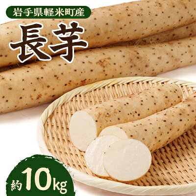 【軽米町産】長芋　約10kg【配送不可地域：離島・沖縄県】【1033987】