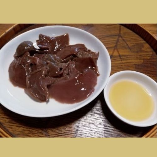 【ふるさと納税】森のレバ刺×5個 天然 キノコ あみたけ刺 - 画像3