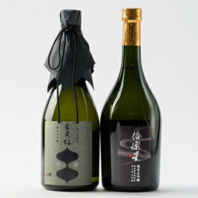 【ふるさと納税】伯楽星・宮寒梅　飲み比べセット【720ml×2(各1本)】【配送不可地域：離島】【1341114】 サムネイル3