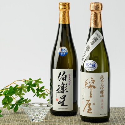 【ふるさと納税】【宮城の人気蔵】伯楽星 純米大吟醸・綿屋 純米大吟醸酒　黒澤米亀の尾　720ml×2本_ 日本酒 純米大吟醸 伯楽星 綿屋 亀の尾 飲み比べ 宮城 地酒 ギフト 送料無料 【1388512】 サムネイル3