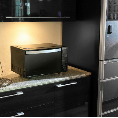 【ふるさと納税】電子レンジ フラットテーブル ミラーガラス 18L IMB-FM1805-B ブラック_ アイリスオーヤマ 電子レンジ フラットテーブル ミラーレンジ ミラーガラス キッチン シンプル 温め 解凍 調理家電 自動調理 送料無料 【配送不可地域：離島・沖縄県】【1439612】 サムネイル3