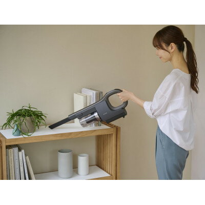 【ふるさと納税】充電式サイクロンスティッククリーナー daspo SCD-190P-H グレー アイリスオーヤマ【配送不可地域：離島・沖縄県】【1550641】 サムネイル2