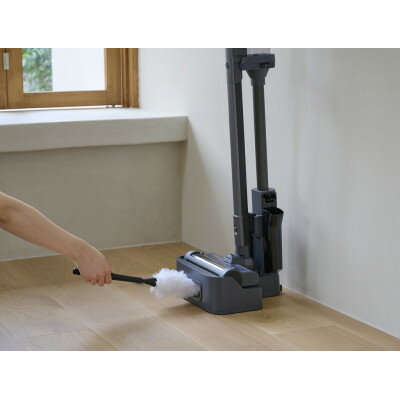 【ふるさと納税】充電式サイクロンスティッククリーナー daspo SCD-190P-H グレー アイリスオーヤマ【配送不可地域：離島・沖縄県】【1550641】 サムネイル3