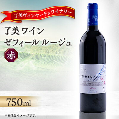 了美ワイン 人気赤ワイン ゼフィールルージュ 750ml×1本【1599869】