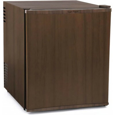 SunRuck ペルチェ方式 1ドア電子冷蔵庫 ダークウッド【1651367】