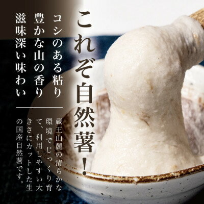 【ふるさと納税】蔵王の雪下自然薯 約1.5kg【カット・切り芋】ご自宅ご家庭用・とろろもオススメ・処理済み【1674215】 - 画像2