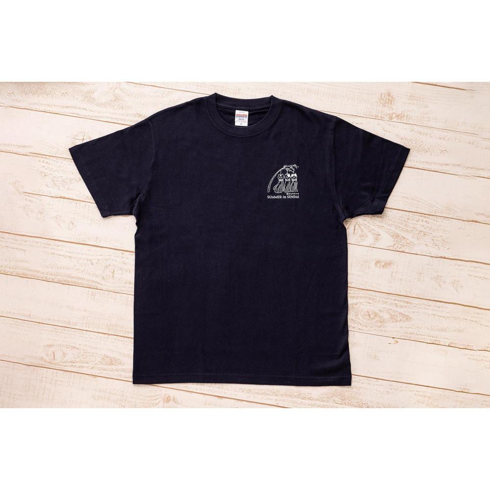 仙台・宮城の観光Tシャツ　「猫に七夕」Tシャツ　Mサイズ・Lサイズから選択可　［S-04］ | 衣料 ファッション 人気 おすすめ 送料無料