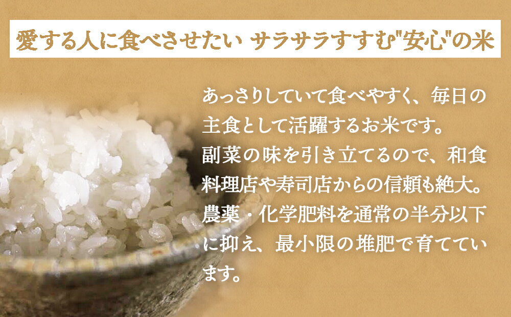 【ふるさと納税】令和7年産 ササニシキ 白米 4.5kg 米 お米 化学肥料不使用 コメ こめ ささにしき 精米 ご飯 ごはん 主食 ライス 4.5キロ 産地直送 国産 宮城県 石巻市 - 画像3