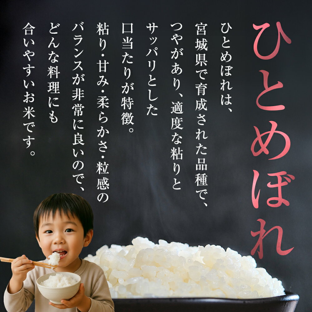 【ふるさと納税】 毎月定期便　ひとめぼれ精米5kg　令和7年度産　全3回 - 画像2