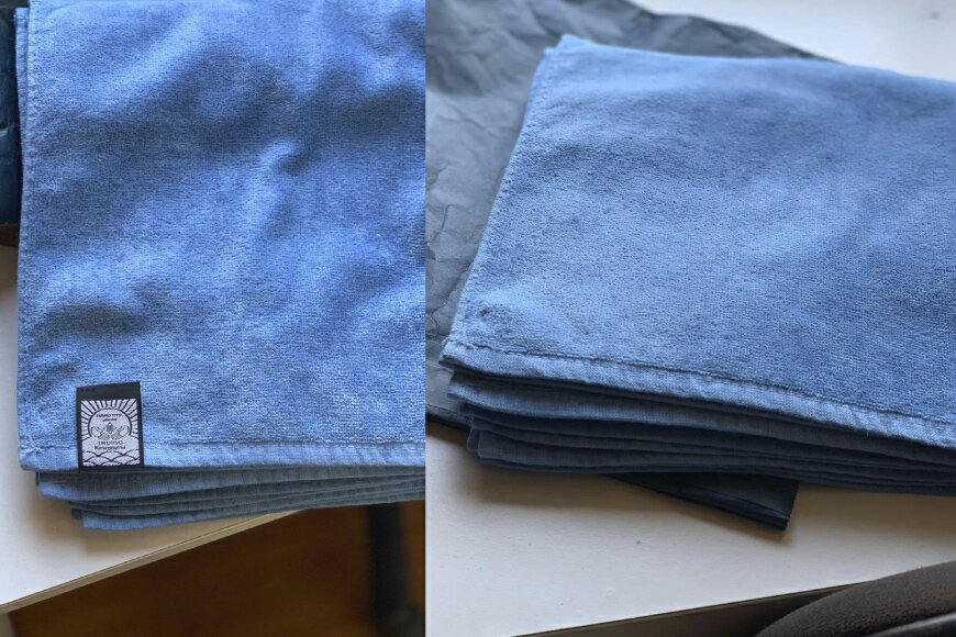 【ふるさと納税】 しあわせの「淡い」ハンカチ [インディゴ気仙沼 宮城県 気仙沼市 20563577] サムネイル2