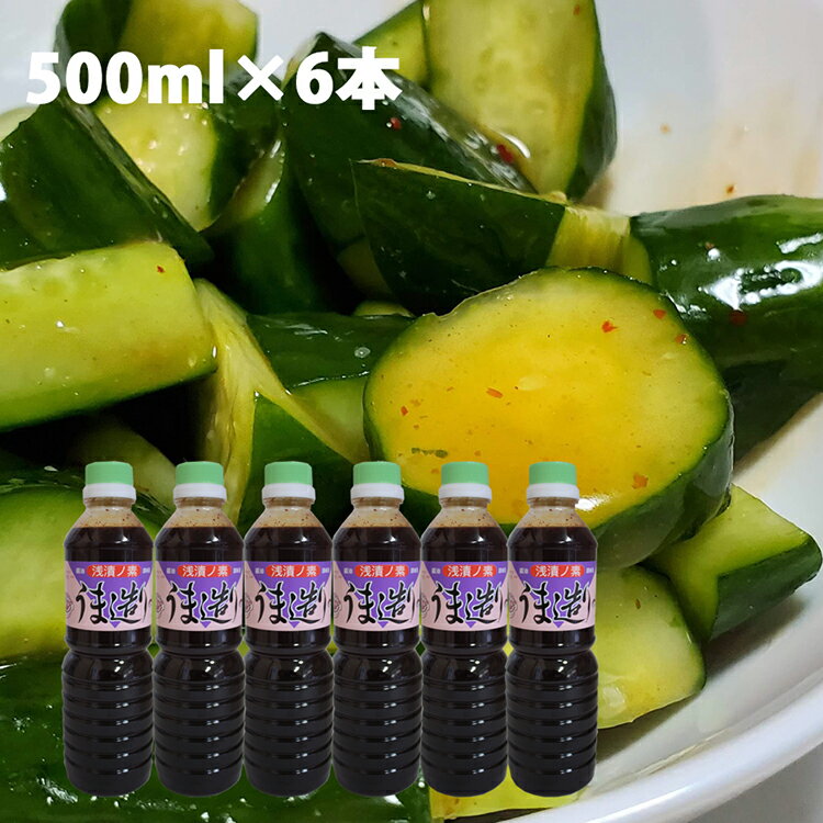 【ふるさと納税】気仙沼 万能 浅漬けの素 うま造り 500ml×6本 [石渡商店 宮城県 気仙沼市 20563666] 調味料 醤油 サムネイル3