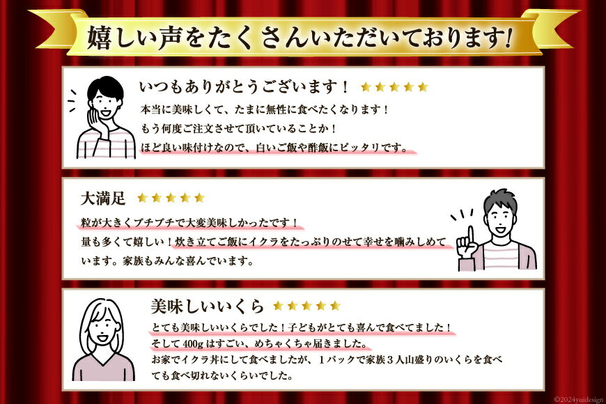 【ふるさと納税】 鮭 いくら 醤油漬け 200g×2p [宮城東洋 宮城県 気仙沼市 20563341] 魚介 イクラ さけ サケ 鮭 冷凍 小分け 醤油 鮭卵 鮭いくら サムネイル3